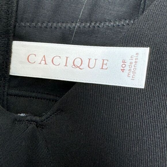 Cacique Black NWT Lightly Lined Multi Way Strapless Bra Sz 40F - Picture 5 of 11